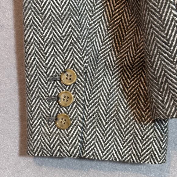 Covington Blazer XL 18 Gray Textured Classic Career Office Neutral Structured - Picture 8 of 10